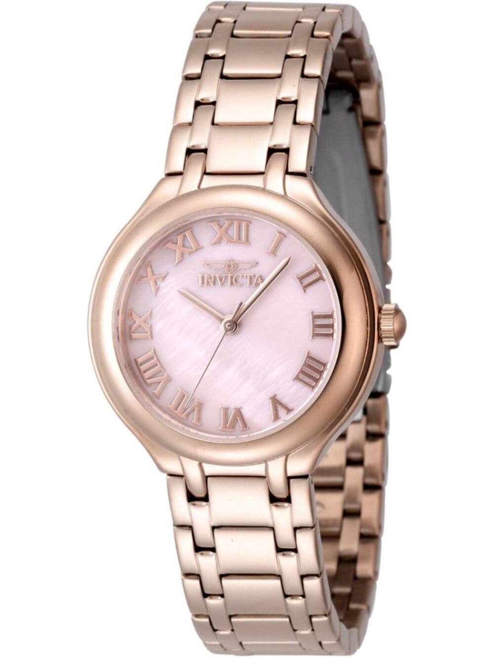 $199 Invicta Wildflower Perlyne Womens Rose Gold Mother of Pearl Dial 32mm Watch